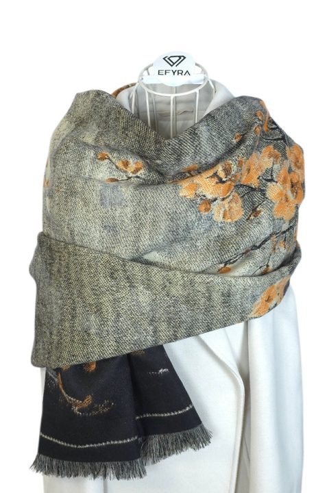 Esarfa tip casmir pentru femei Bloomelle, Efyra