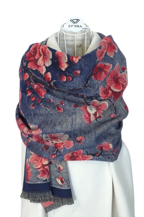 Esarfa tip casmir pentru femei Bloomy, Efyra