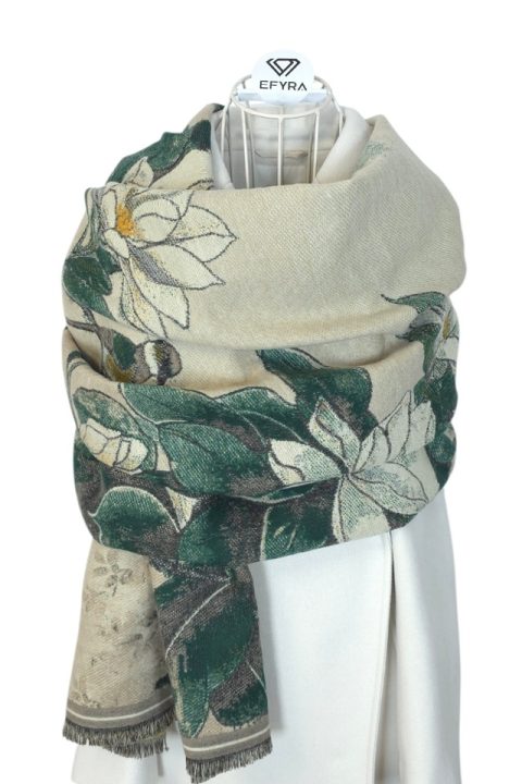 Esarfa tip casmir pentru femei Floramira, Efyra