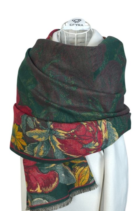 Esarfa tip casmir pentru femei Peony, Efyra